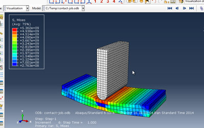 آموزش تغییر شکل ورق و جابجایی آن در اثر برخورد ضربه در آباکوس